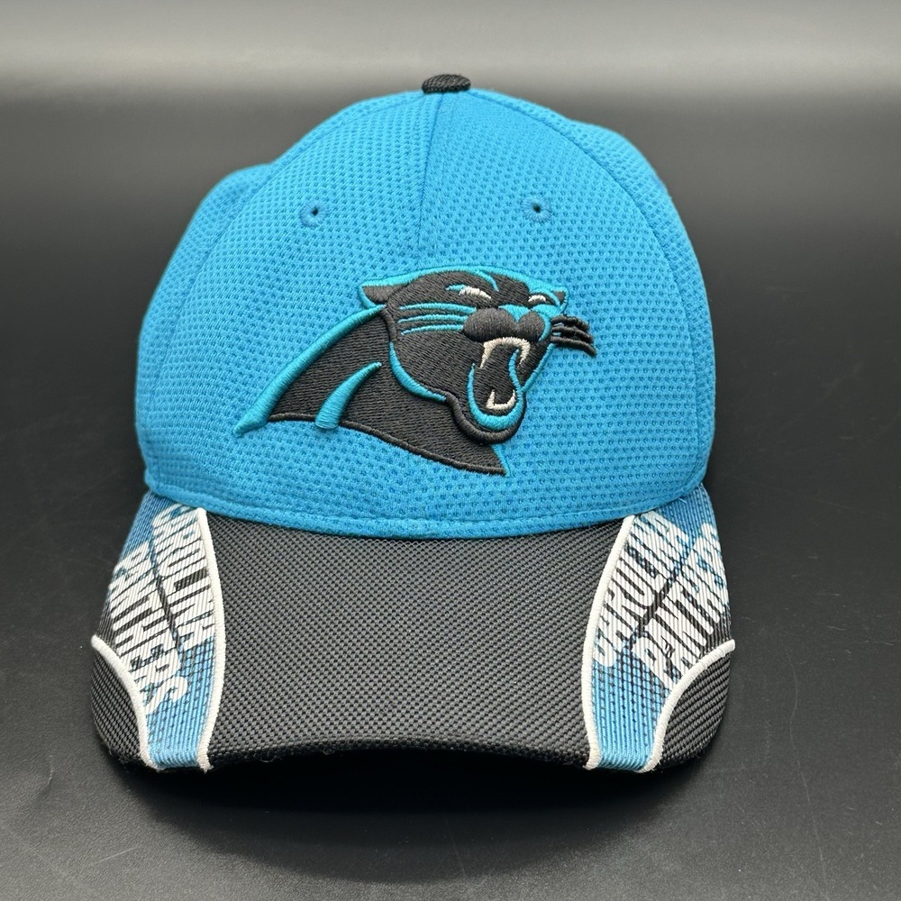 New Era Carolina Panthers 9FORTY Adjustable Snapback Hat Blue Black